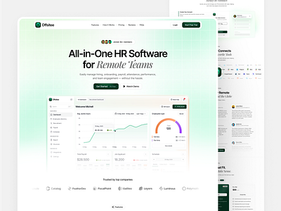 Saas Landing Page clean design ui ui design ux ux design
