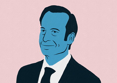 Saul Goodman better call saul bob odenkirk breaking bad character character design cinema digital art editorial film graphic art graphic design illustration movie portrait portrait art print saul goodman tv tv series vector