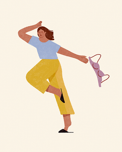 Friday digital illustration editorial illustration illustration woman illustration
