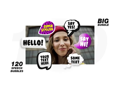 Animated Speech Bubbles – Fun Chat Elements after effects animation gif motion graphics speech bubbles