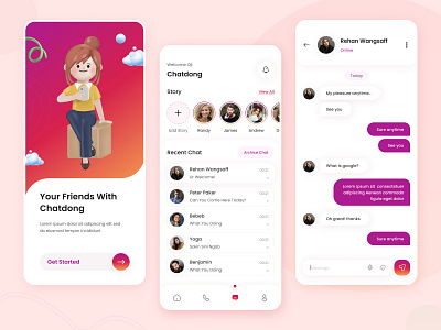 Social Media App UI/UX Agency appredesign appui chatappdesign cleandesign communityapp interactiondesign messagingappui mobile app modernui neumorphism socialappui socialmediaapp socialnetworkui socialplatformdesign ui uidesign uidesigninspiration uxcasestudy