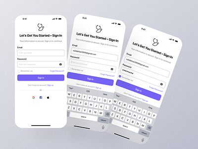 Login Mobile App Ui app graphic design login login app login dashboard login design login details login experience login interface login mobile login option login page login screen login setting login ui login view login widget mobile screen ui