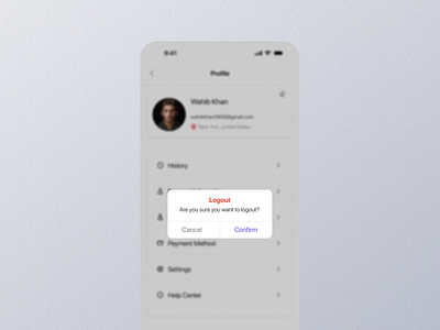 Logout Mobile App Ui app graphic design logout logout app logout dashboard logout design logout details logout expeirnce logout interface logout mobile logout option logout page logout screen logout setting logout ui logout view logout widget mobile screen ui