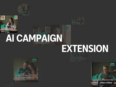 AI campaign extension adds animation art direction branding design graphic design marketing paid marketing social media