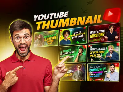 Thumbnail Design for YouTube Creators: Vlog, Podcast & Gaming beauty tutorial thumbnail catchy youtube thumbnail clickbait thumbnail cooking video thumbnail custom thumbnail educational video thumbnail esport gaming thumbnail gaming thumbnail live stream thumbnail motivational thumbnail podcast thumbnail professional thumbnail reaction video thumbnail tech video thumbnail viral thumbnail design vlog thumbnail youtube thumbnail design youtube video design