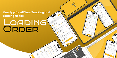 Loading Order (Truck Loader & Dispatch Mobile App) dispatching truck loading dispatch truck loader truck loading truck mobile app truck mobile ui truck ui