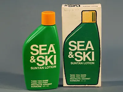 Retro Packaging Revival Design Shot brand revival branding inspiration classic logo consumer goods design shot nostalgic design packaging packaging icon product identity product visuals retro branding shelf presence simple layout sun care tropical branding typography vintage label vintage packaging