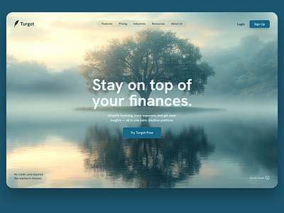 Turgot – Website preview b2bdesign cleandesign darkui designforfounders designsystem figmadesign financeapp fintech framerwebsite minimaldesign modernui natureinspireddesign productdesign saasui startupdesign typography uidesign uxdesign webapp