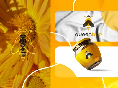 Queenbee – Branding & Logo Identity Design artisan honey branding bold minimal branding branding branding case study creative packaging design crown logo concept custom logo mark design for sustainable brand design portfolio showcase flat logo design golden color palette logo natural food branding nature based design product mockup design rustic label design small business identity trendy packaging 2025 vector branding kit visual identity system