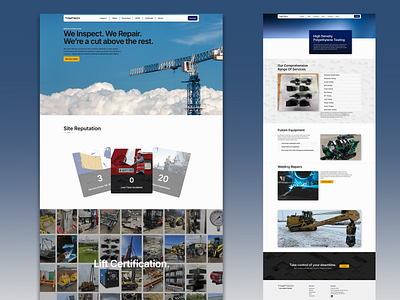 Website for Industrial Services ✦ Tamtech framer web design website website design