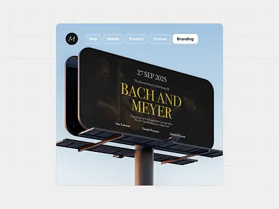 Billboard announce billboard concert design