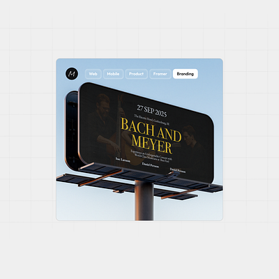 Billboard announce billboard concert design