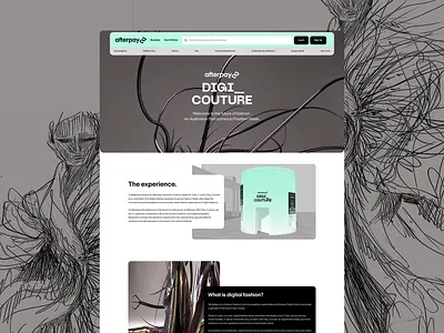 Afterpay Landing Page afterpay fashion interaction interface landing page ui ui ux ux web website
