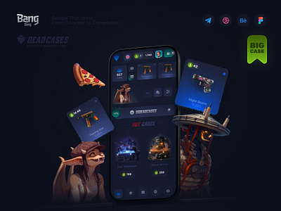 DeadCases - Opening Сases bet betting case battle casino casino game crash cs2 csgo deadlock gambling gambling design game ui gaming live casino online casino open cases opening сases poker slots sport betting
