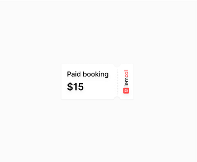Paid booking lemcal