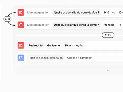 Conditional meeting rules lemcal