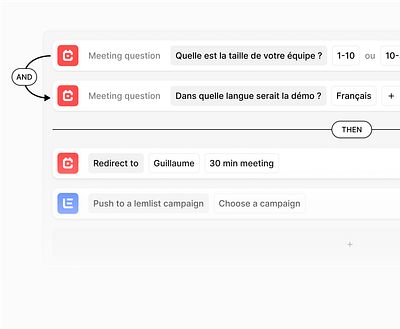 Conditional meeting rules lemcal