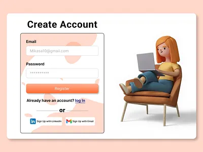 Day 062 : Sign Up Form dailyui