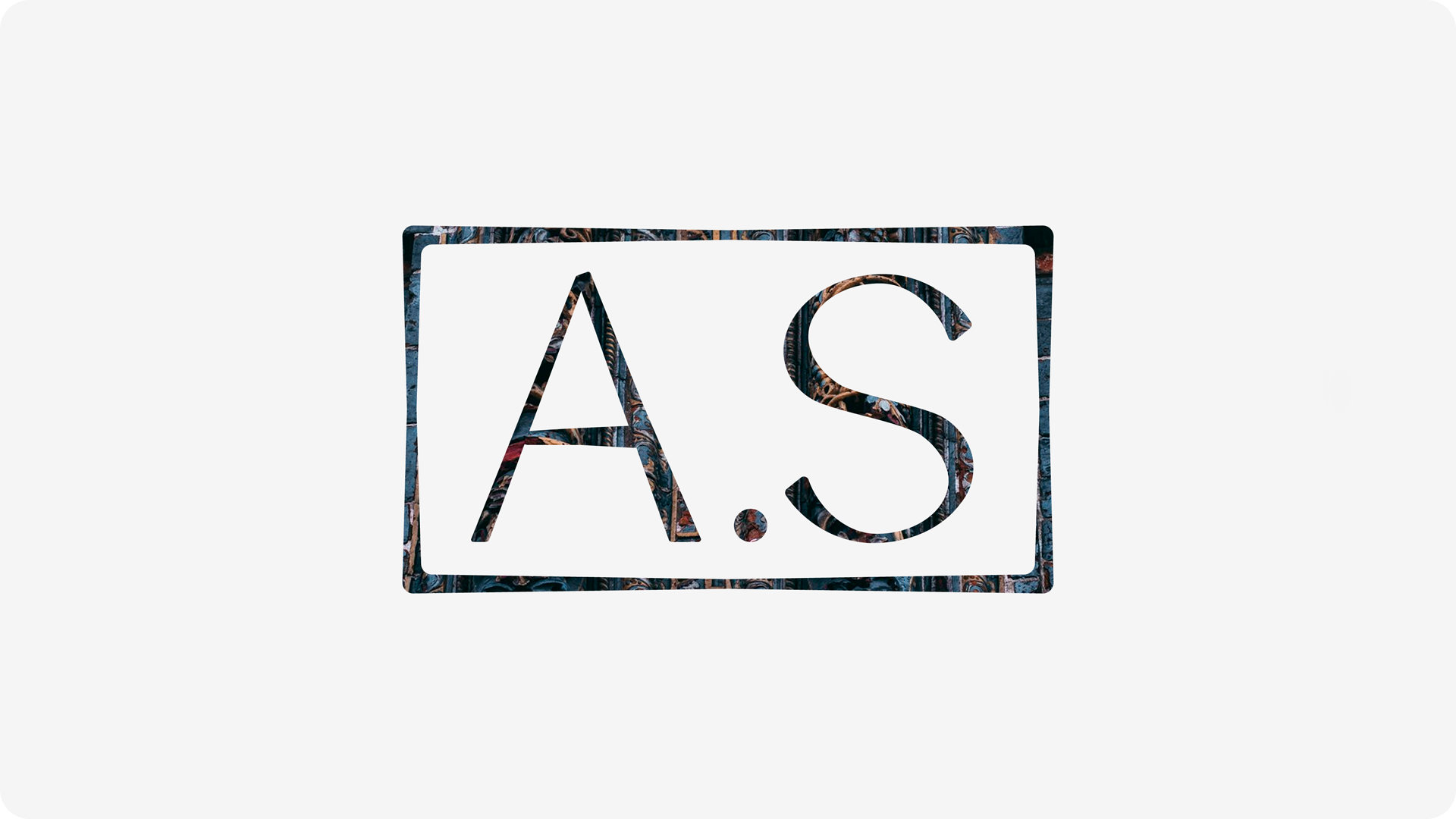 A. S. Photo glyphs graphic design lettering letters logo logotype photo photography