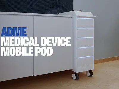 ADME — Medical Mobile Device Health Station 3d animation branding development device graphic design health healthcare logo medical medical device medtech mobile motion graphics ui
