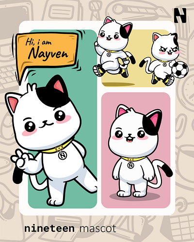 Nineteen Mascot