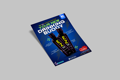 Flyer Design for Hangover Drink
