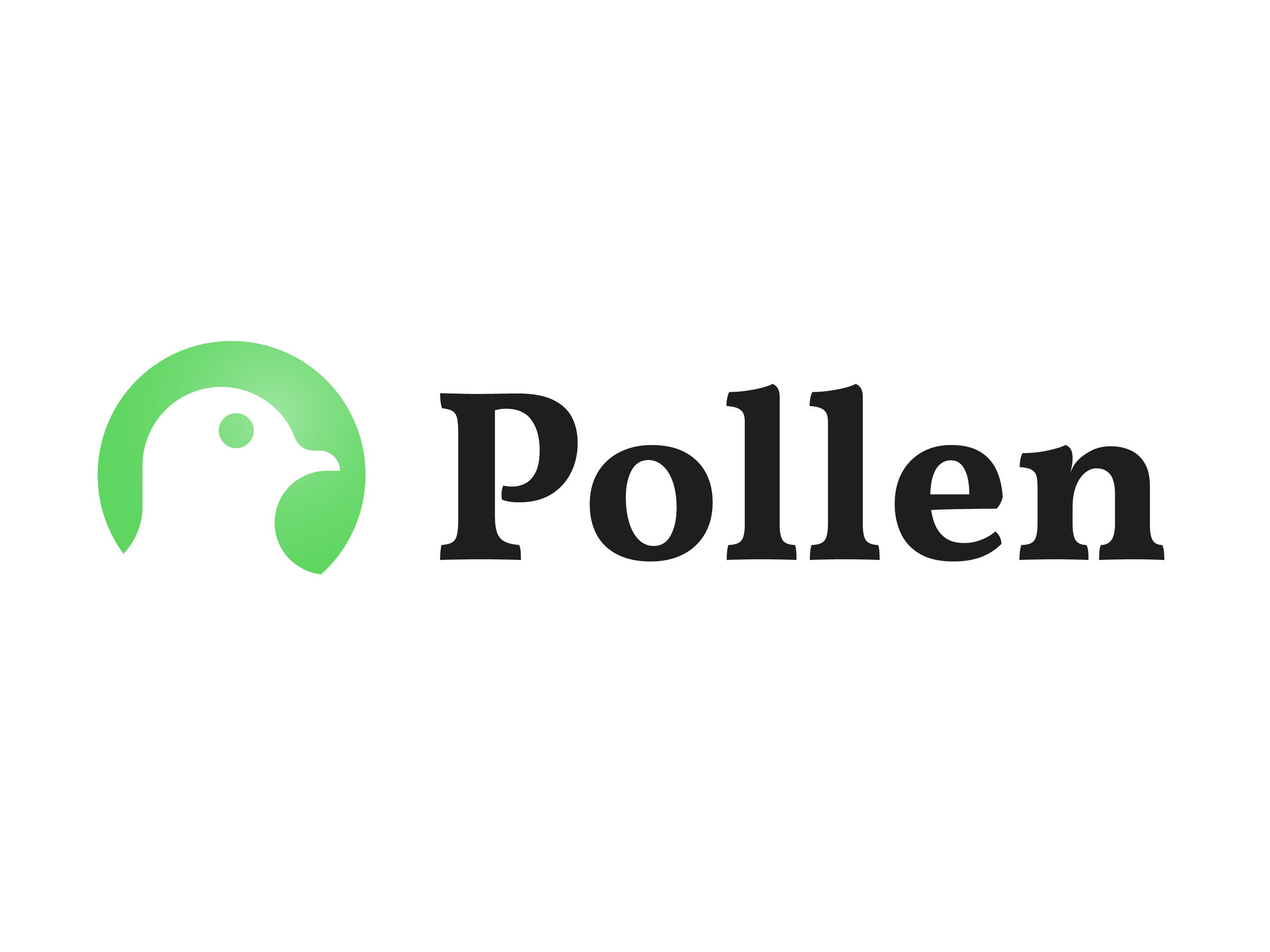Pollen animation brand branding browser extension eco eco friendly ecology flat graphic design green identity logo logotype modern