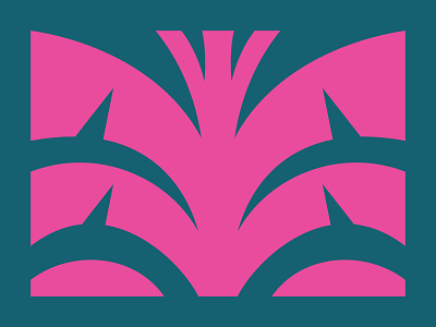 Tropic Palm cutout digital illustration leaves native palm palm tree paper paradise shape tropical tropics vector