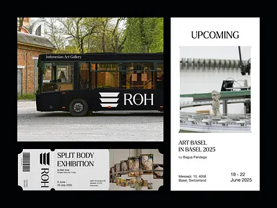 ROH Project - Media Advertising advertising art brandidentity branding design galery graphic design illustration logo logo design museum typography design ui ux visualidentity