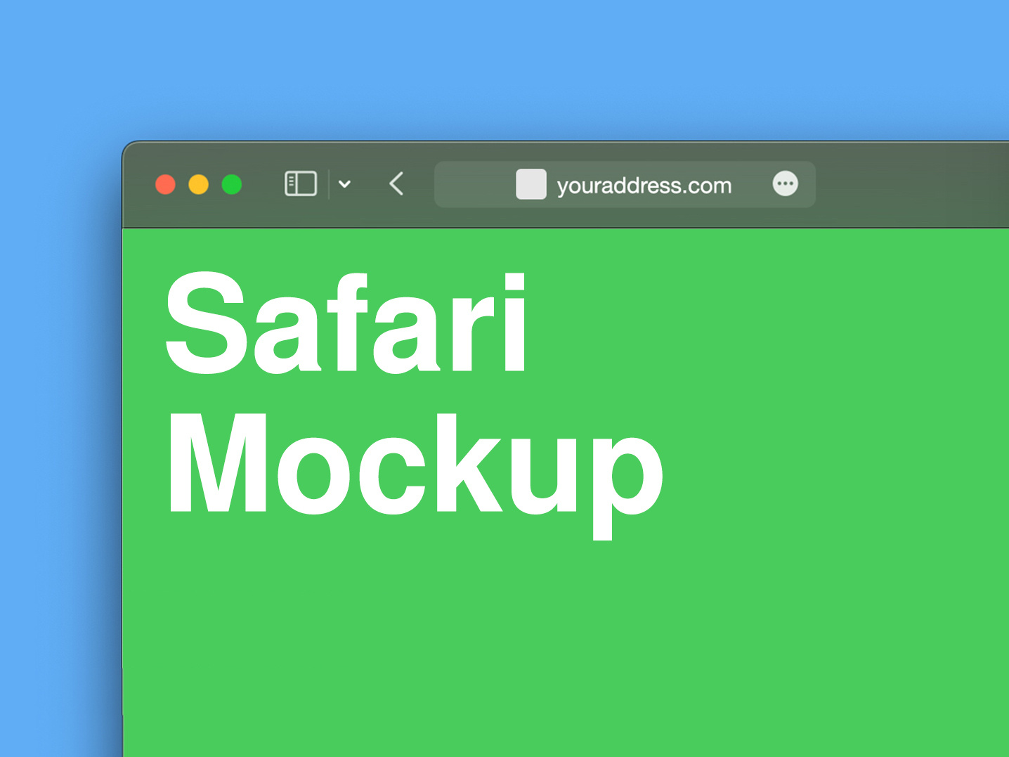 Safari Browser Mockup apple browser imac mac macbook macos mock up mockup presentation psd safari template ventura