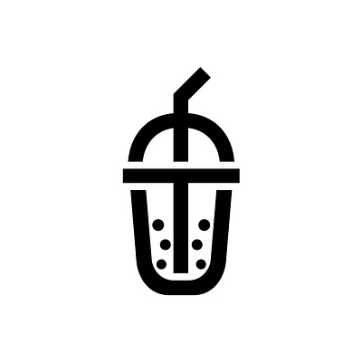 Bubble Tea Logo (Sale) boba bubbletea fresh freshlogo letter summer t tea