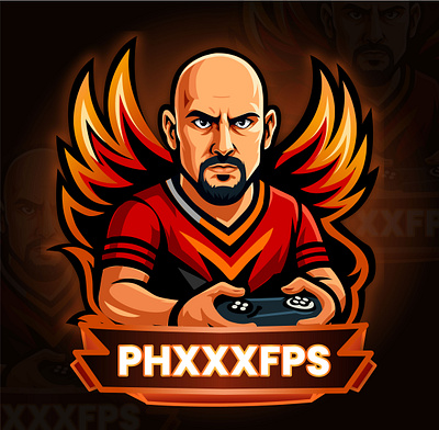 Gaming Mascot Logo Design artwork branding digital art gamer illustration logo mascot logo design vector