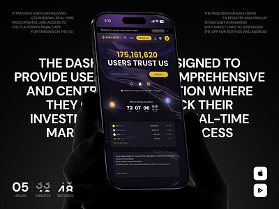 Binance Crypto Exchange app binance crypto exchange branding design figma graphic design illustration logo ui ux vector
