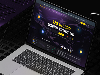 Binance Crypto Exchange app binance crypto exchange branding design figma graphic design illustration logo ui ux vector