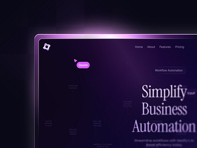 Hero section design ai blur dark theme hero hero section landing page saas saas landing page saas web designer site web web design web designer website websites
