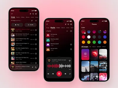 Music App - Identifying Songs amazing ui animation identify song interaction design mobile mobile app music music app music app design music player music player app playlist playlist app premium mobile app shazam spotify spotify app ui ui animation ui interaction