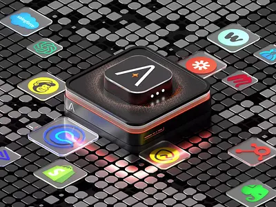 3D Animation For Apiant.com 3d 3d animation 3d art 3d icon saas tech