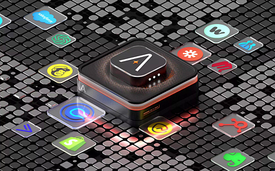3D Animation For Apiant.com 3d 3d animation 3d art 3d icon saas tech