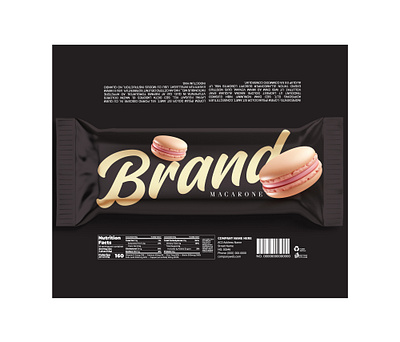 BRANDEX Macarone – Premium Dark Edition Packaging Design artistic package design
