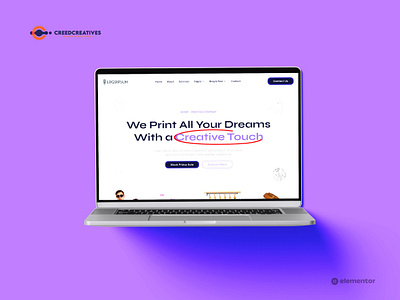 Creative Web Design That Prints Success agencycreatives branding design illustration ui uiux userinterface webdesign webdevelopment website