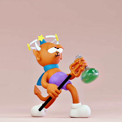 Dizzy Walk Cycle 3d 3d animation 3d character animation blender character animation character design design illustration