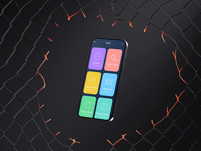 Goals App Design app appdesign application awesome design goals minimal mobile