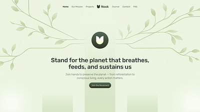 Hero section design exploration 🌿 design exploration exploration green ui hero design hero section hero ui hero ui exploration landing ui nature nature ui ui ui exploration uidesign uidesigner uiux