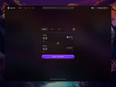 Crypto Dex - Dashboard Design Preview branding daily dashboard design graphic design illustration logo ui ui design uiux ux