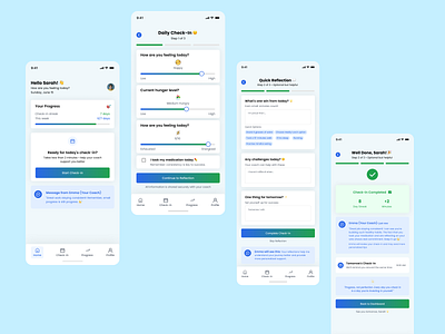 HealthCare App Design creative design figma healthcare app design uxui design