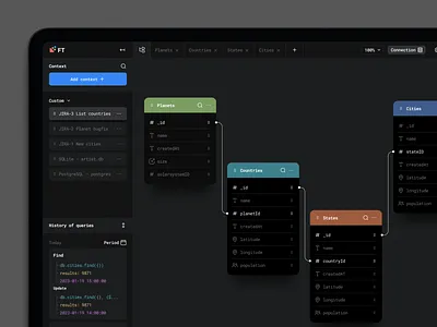 Database Visualisation Web Design data data visualization database dataviz design interface template ui visualization web web design