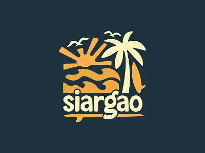 Siargao Vibe apparel design badge logo branding design graphic design illustration logo logodesign minimal outdoor design surfing surfing design vector