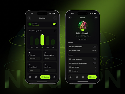 VPN mobile app concept - NordVPN app app designer cyber security figma internet security mobile mobile applications mobile design network privacy security app security system ui vpn vpn proxy vpn world