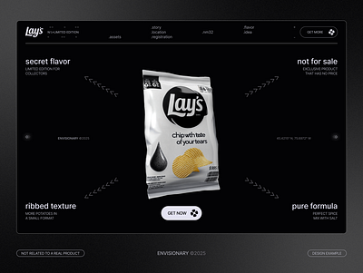 Landing page for a limited-edition chip series ✦ Lay’s