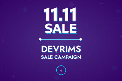 Devrims 11.11 Sale Campaign 2d design branding design graphic design illustration social media vector